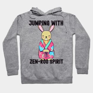 Jumping with zen-roo spirit Hoodie